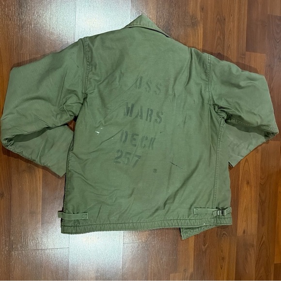 VTG 1970’s USS Navy A-2 Cold Weather Field Jacket - Picture 2 of 10